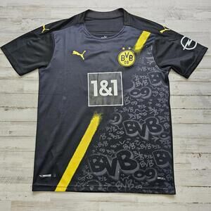 Borussia Dortmund 2020-21 Bundesliga Kit Thorgan Hazard #10 Men's LG